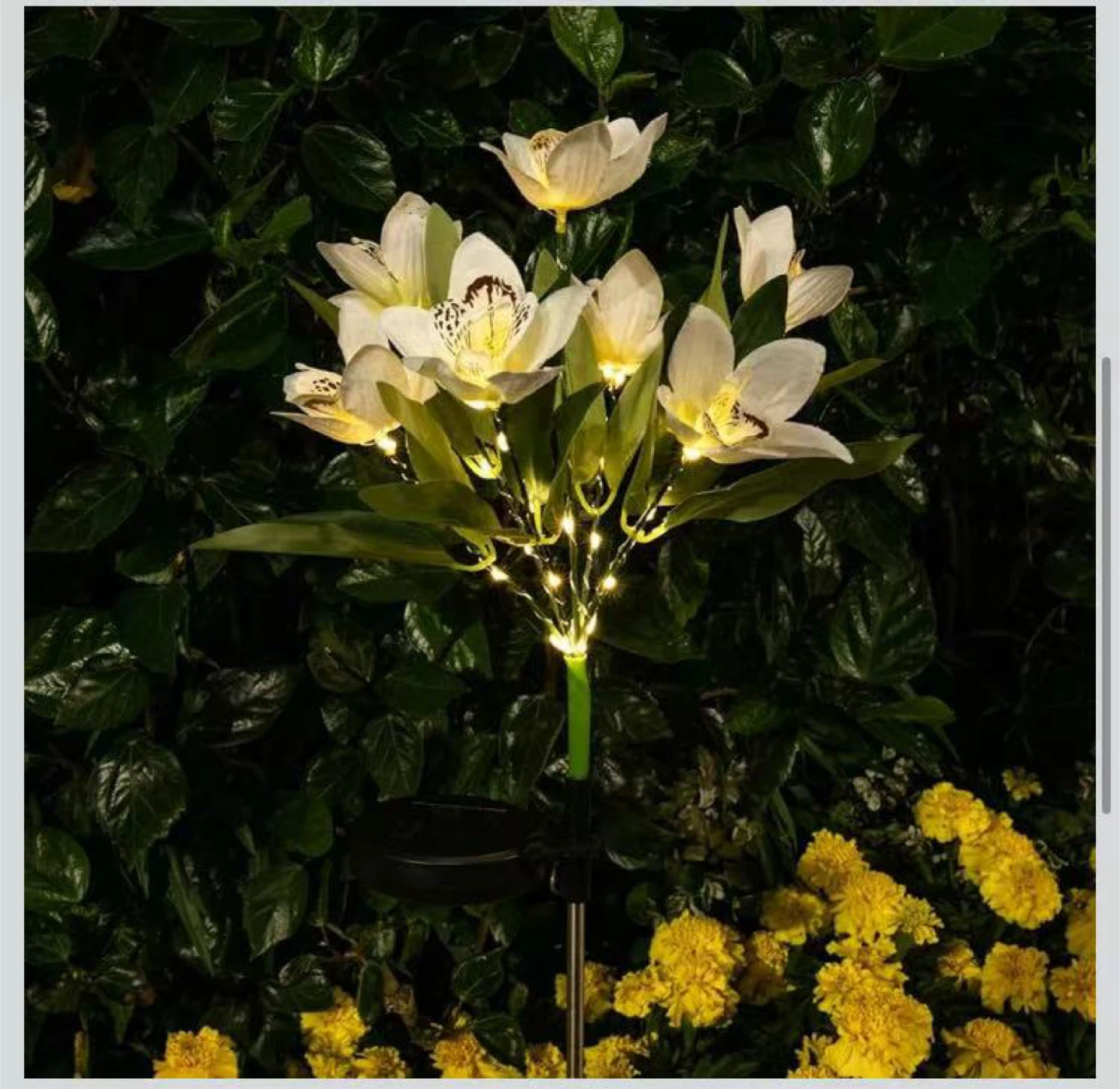 Solar Orchid Flower Stake Lights - photo 3