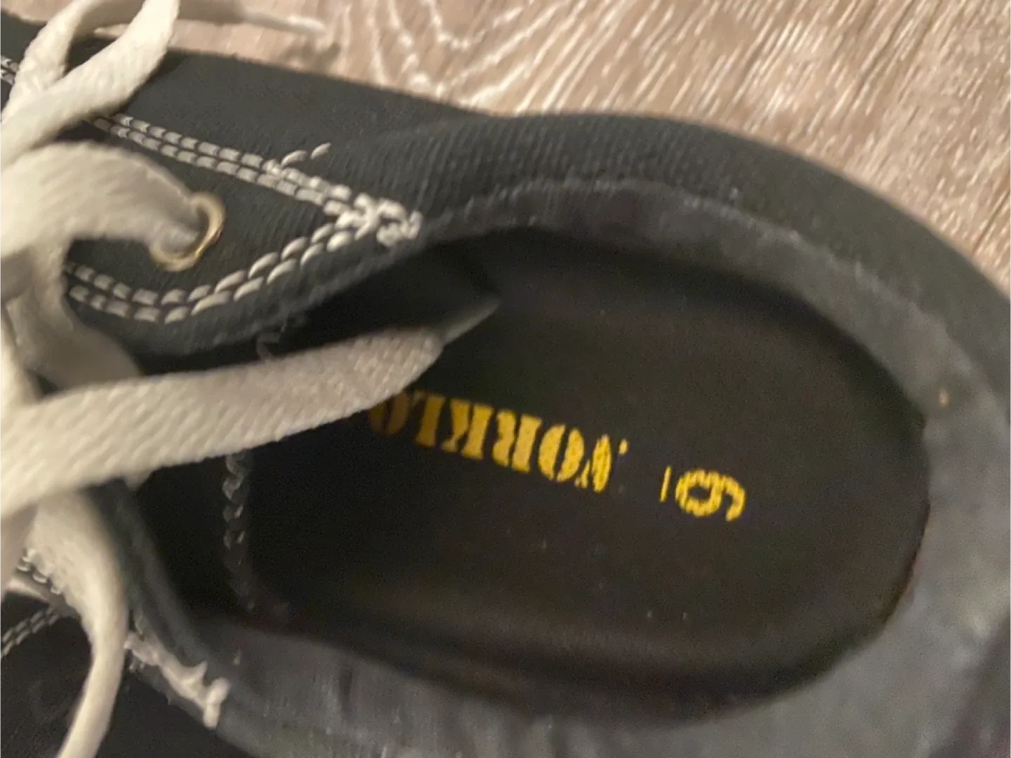 Work  Wear Black Canvas Shoes - Size 6 image indicator(3)