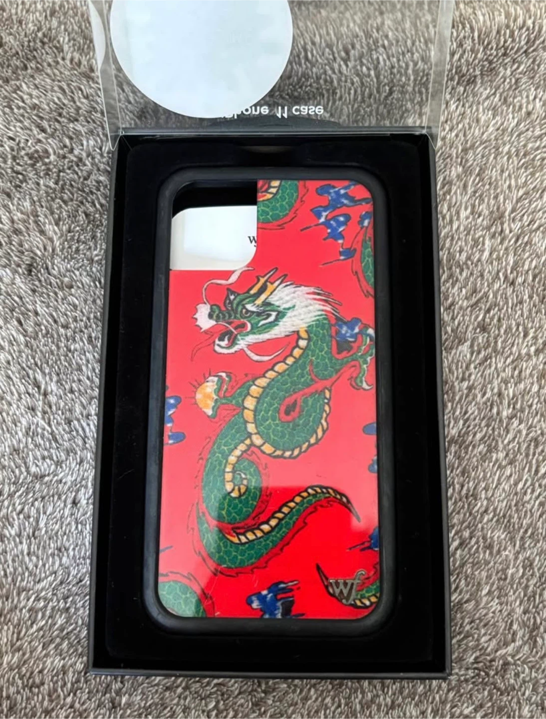 Wildflower iPhone 11 Case - Dragon with red background