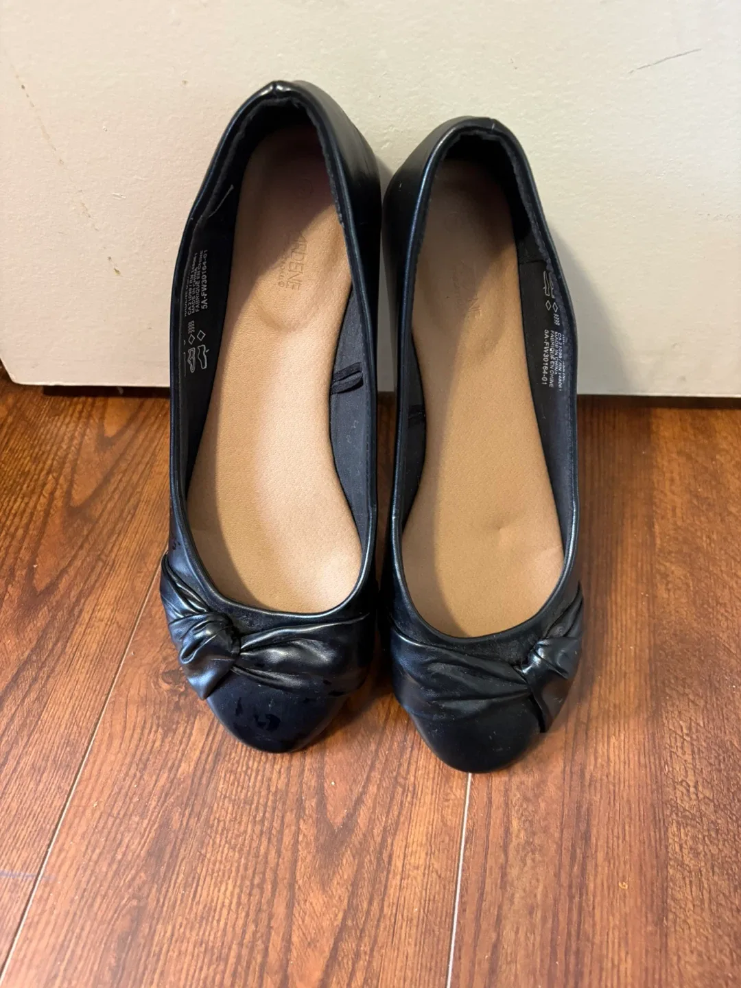 Ardene Black Ballet Flats - Size 8 thumbnail