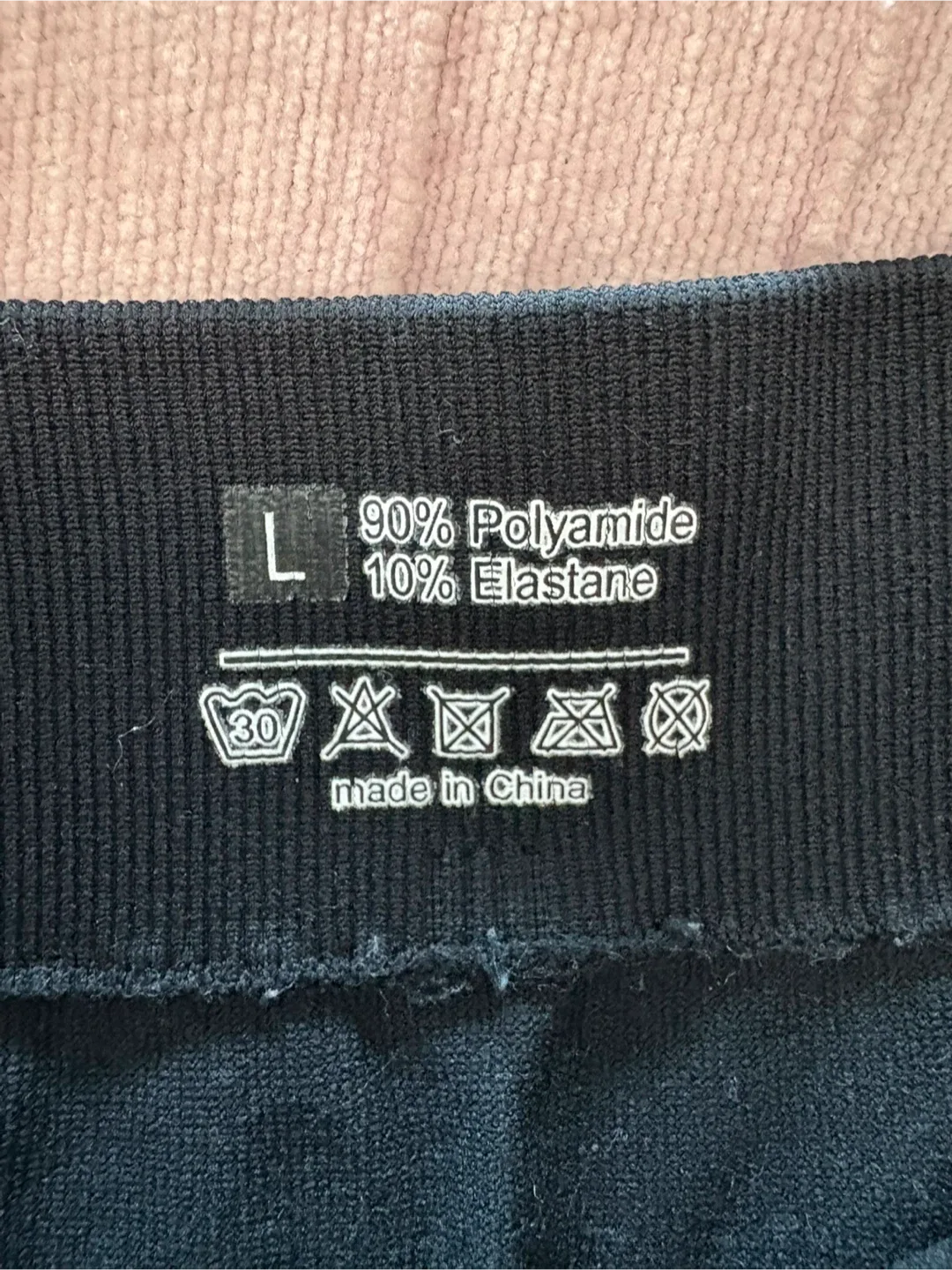 Black Maternity Leggings - Size L thumbnail