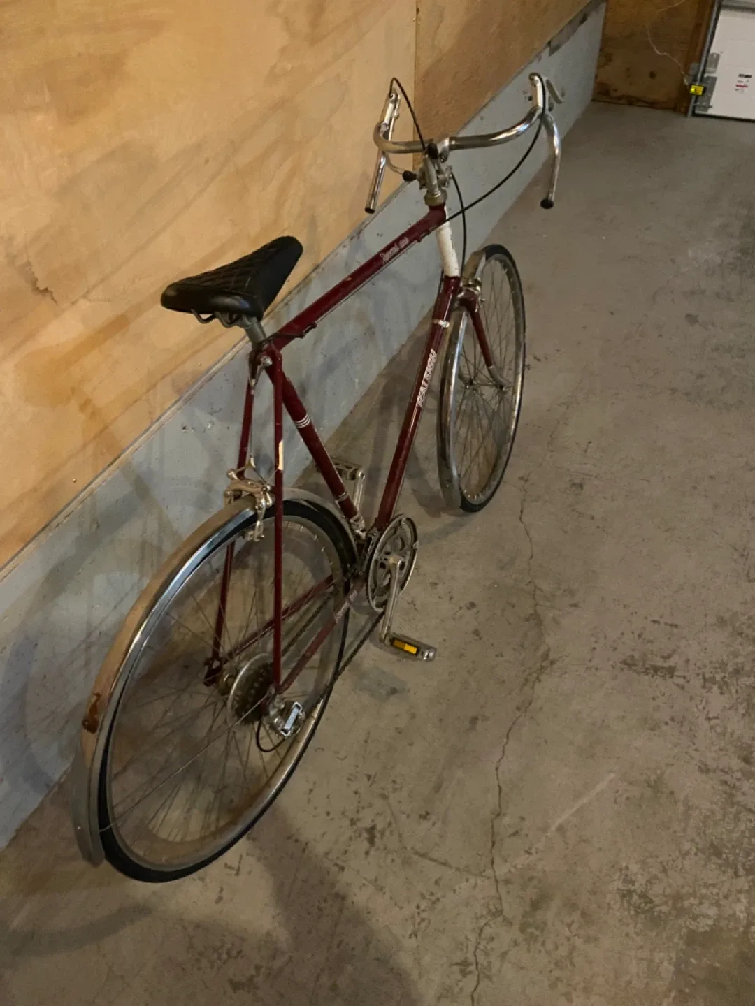 Raleigh Superbe Bike - Burgundy thumbnail