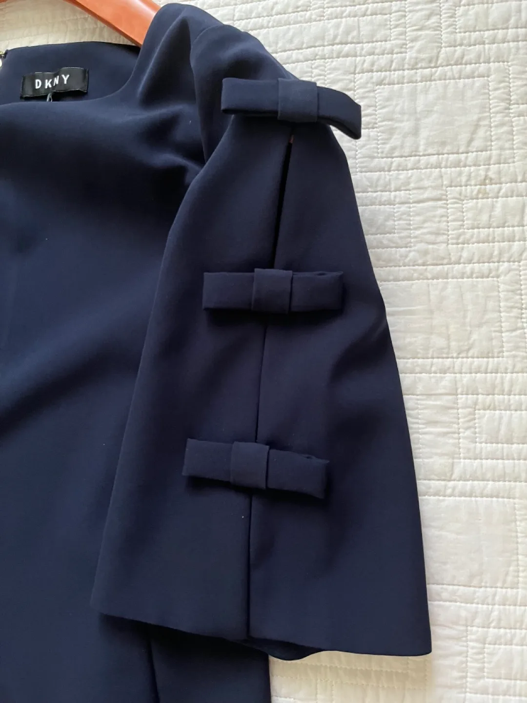 DKNY Navy Blue Dress - Size 14 image indicator(2)