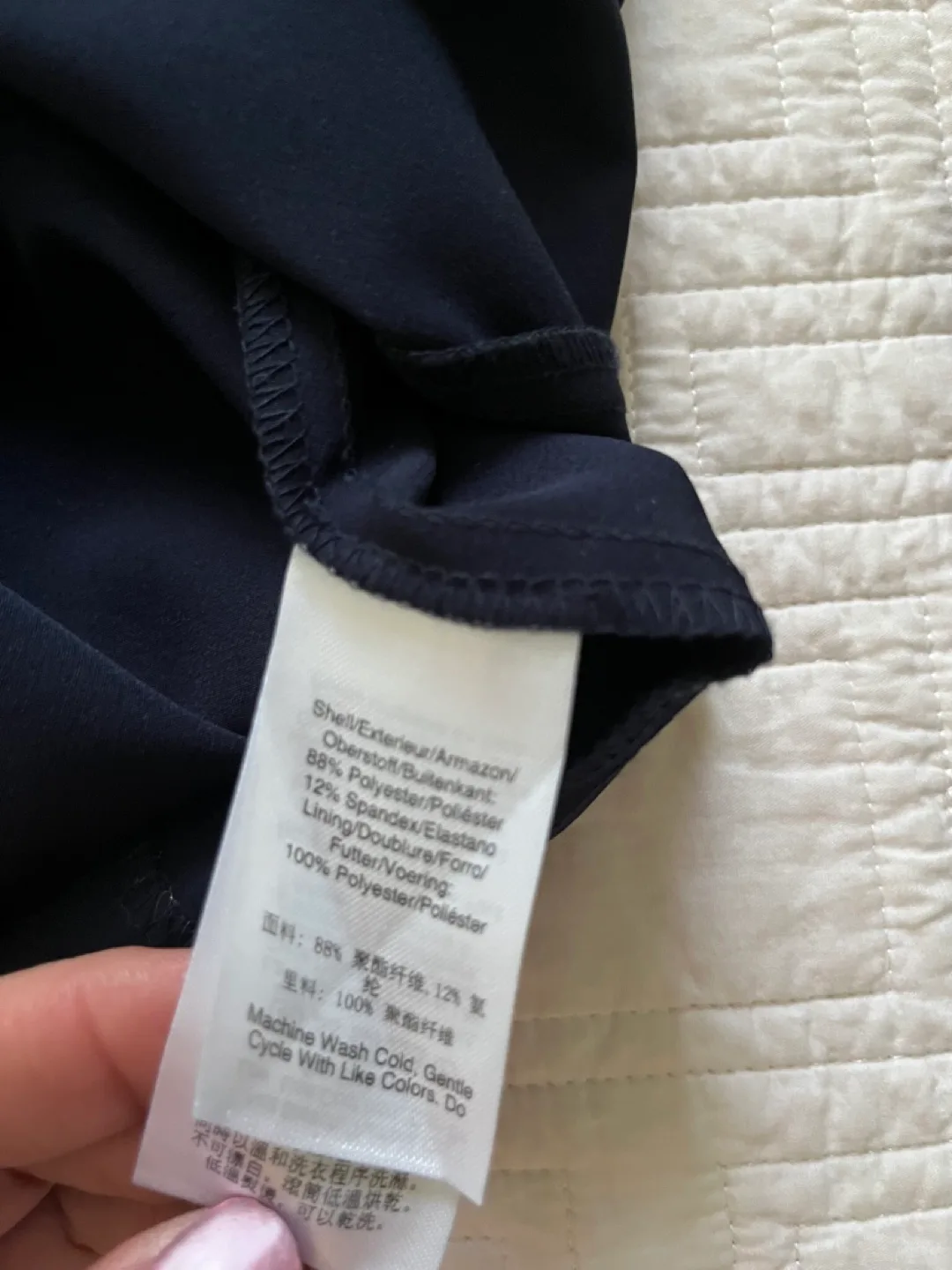 DKNY Navy Blue Dress - Size 14 image indicator(4)