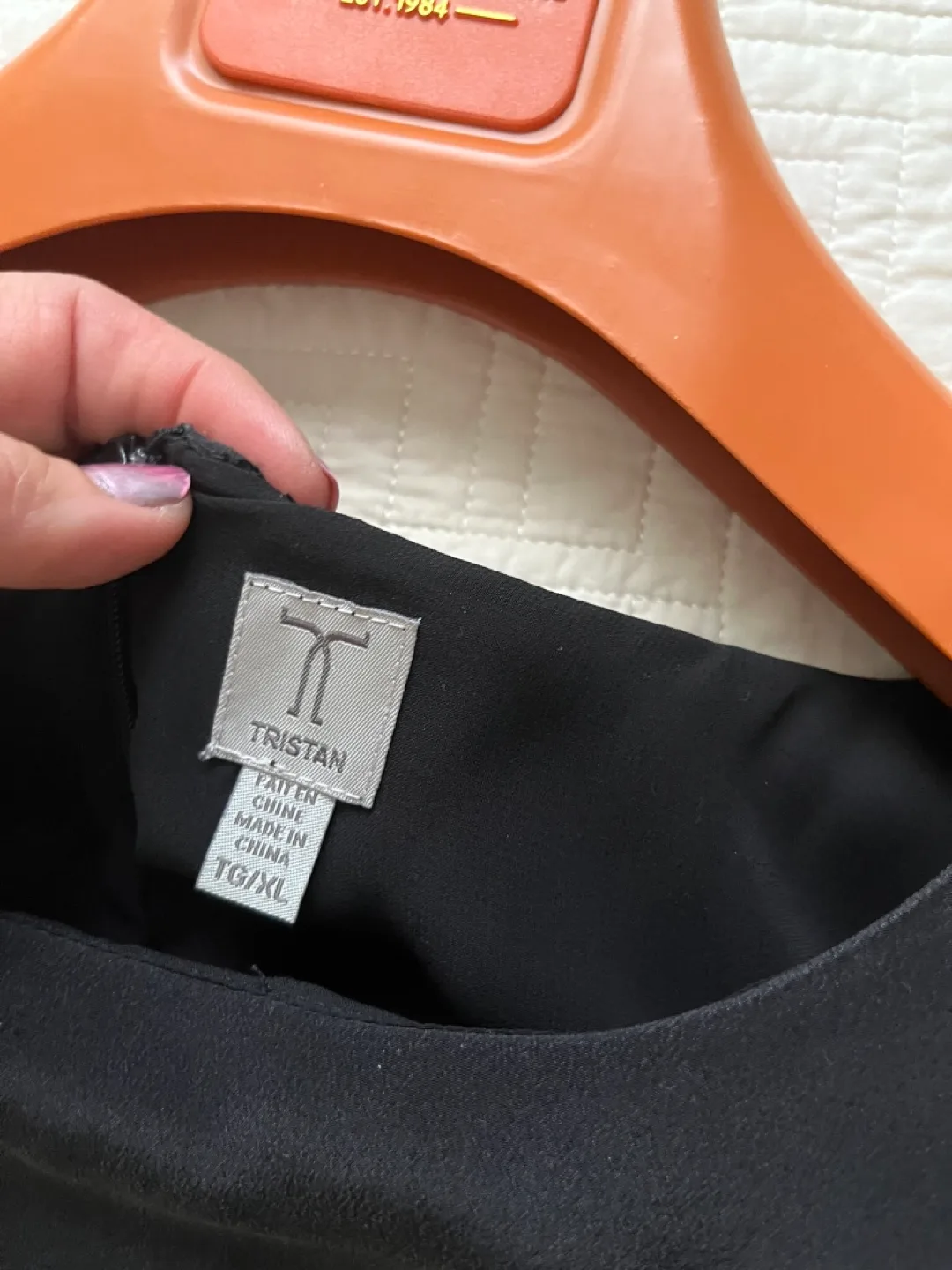 Black Sleeveless Silk Dress - Size TG/XL image indicator(2)