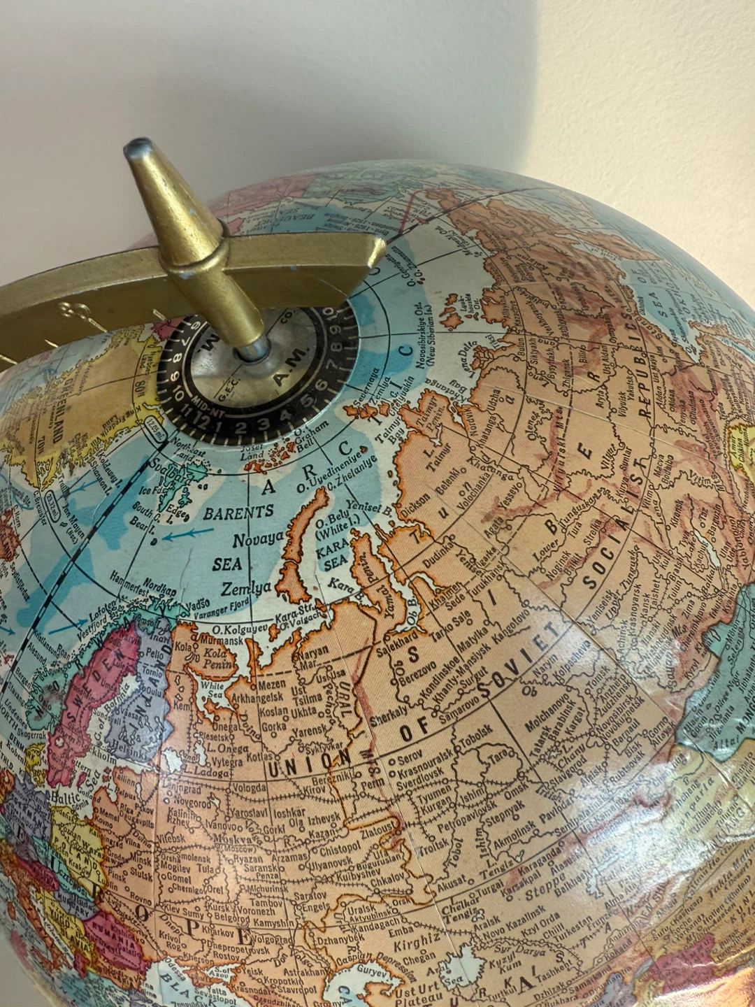 Vintage Cram's Scope-O-Sphere 12" Globe
