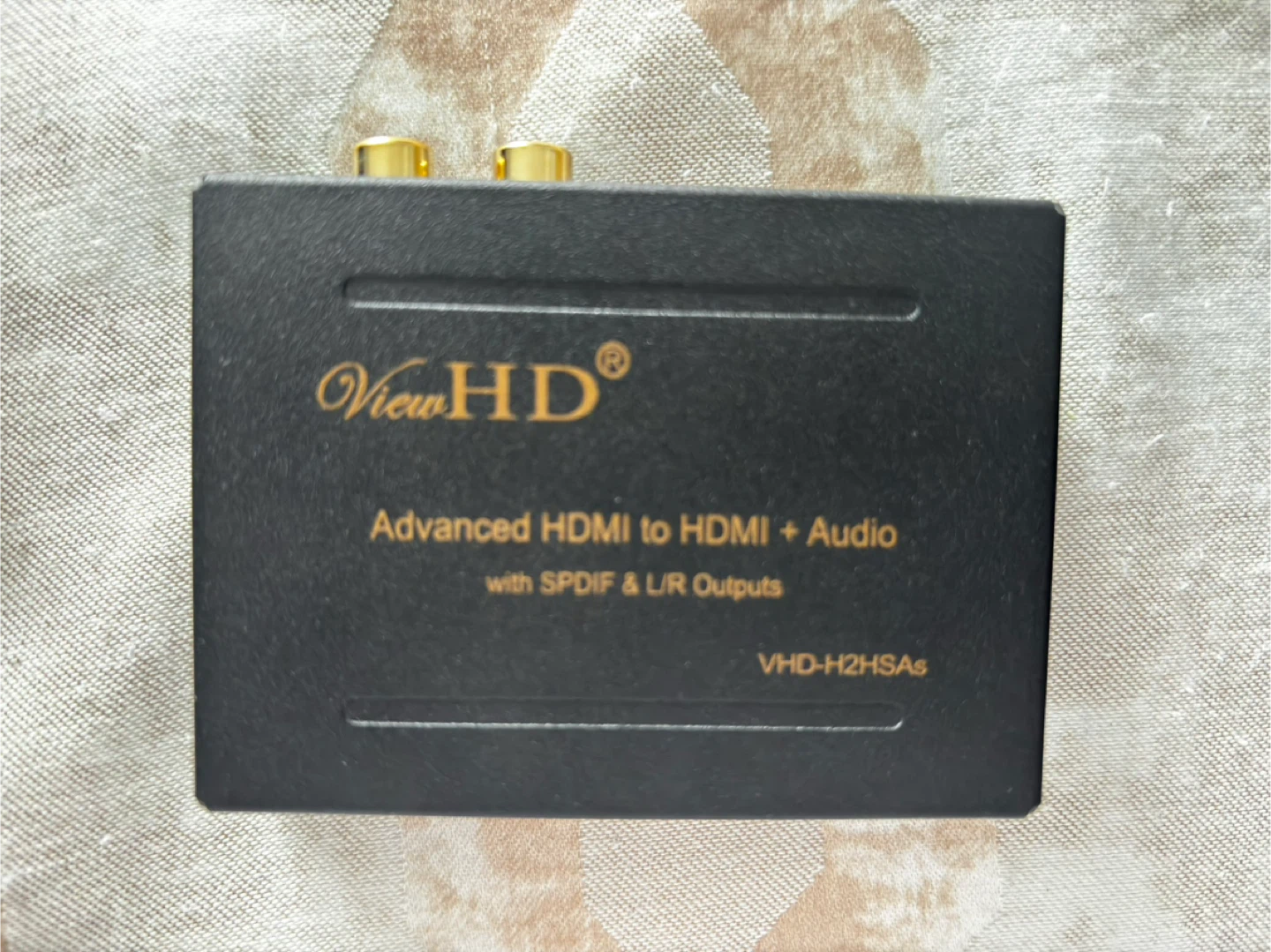 ViewHD VHD-H2HSAs ADVANCED HDMI L/R OUTPUTS extract audio - photo 2