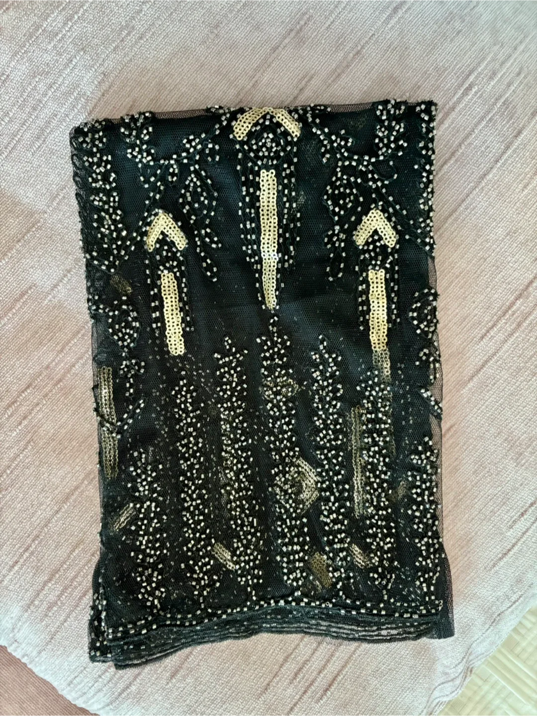 Suzy Shier Black Beaded Tank Top - Size S image indicator(7)