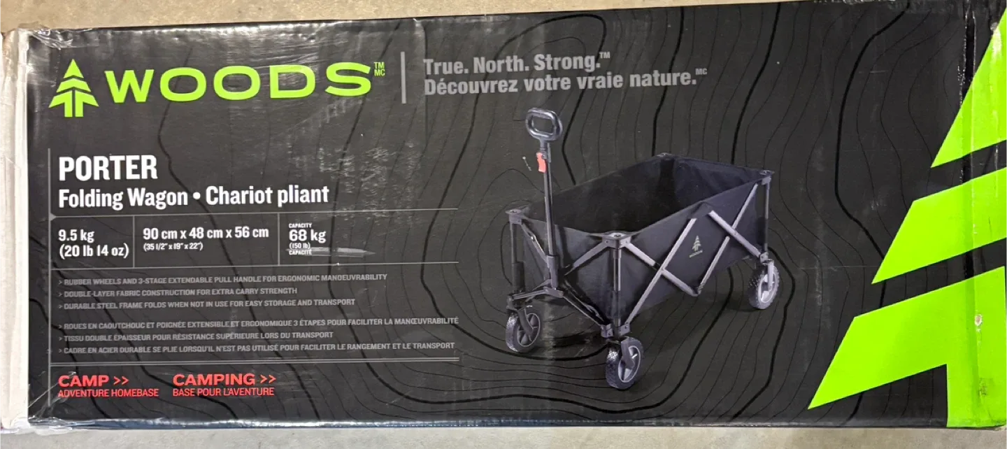 Woods Porter Folding Wagon - Chariot Pliant image indicator(7)