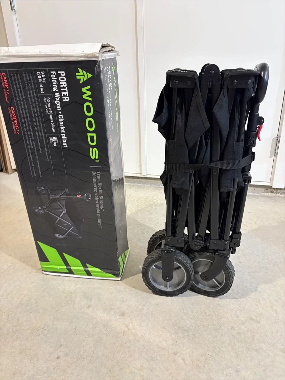 Woods Porter Folding Wagon - Chariot Pliant image indicator(2)