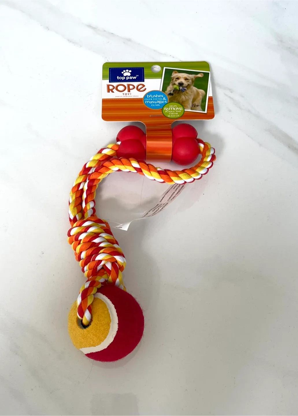Top Paw Rope Toy Ball for Dogs - New thumbnail