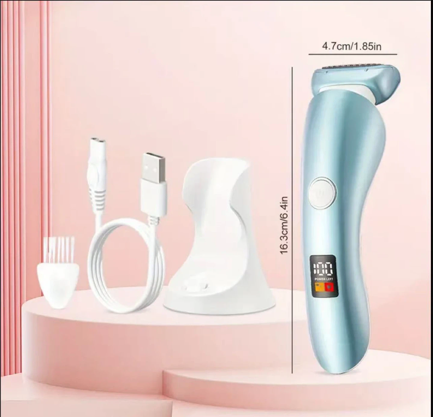 Electric Feminine Shaver - Hair Remover - photo 4