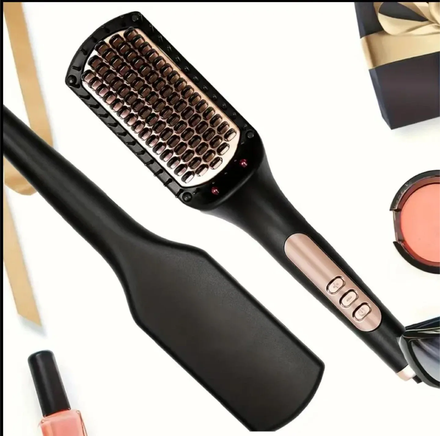 Hair Straightener Brush, Fast Heating thumbnail