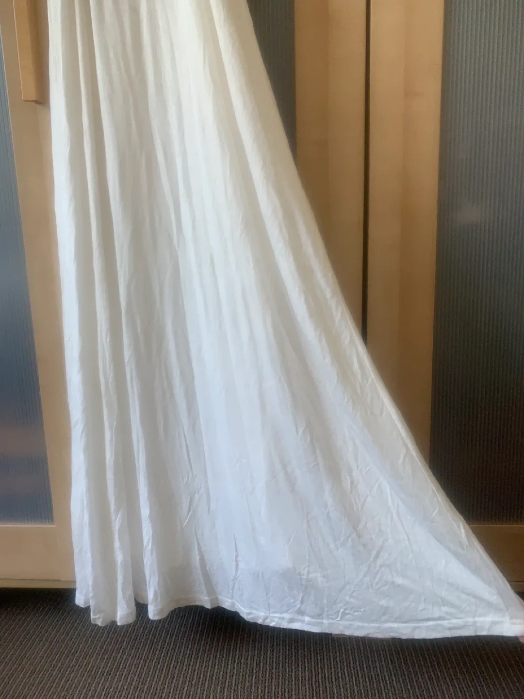 Ark & Co. White Maxi Dress - Size Small image indicator(5)