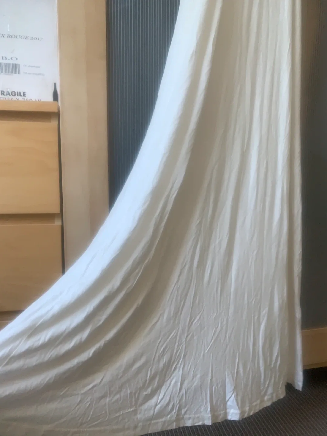 Ark & Co. White Maxi Dress - Size Small image indicator(4)