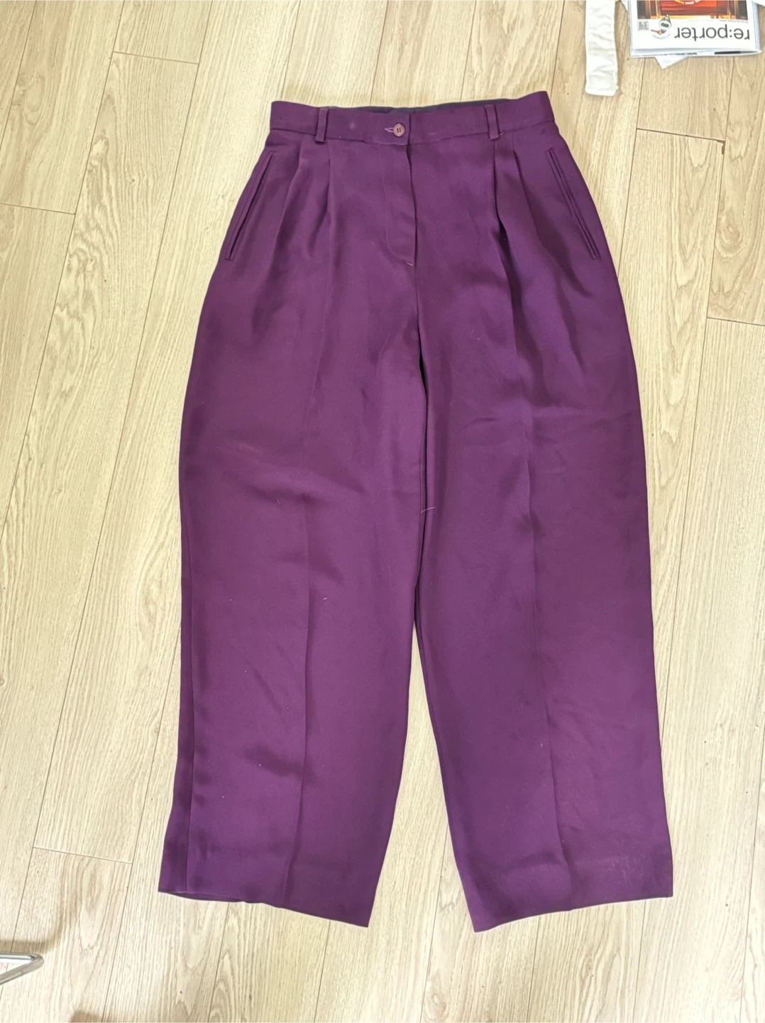 Giorgio Armani Purple Pants Size 10 - photo 2