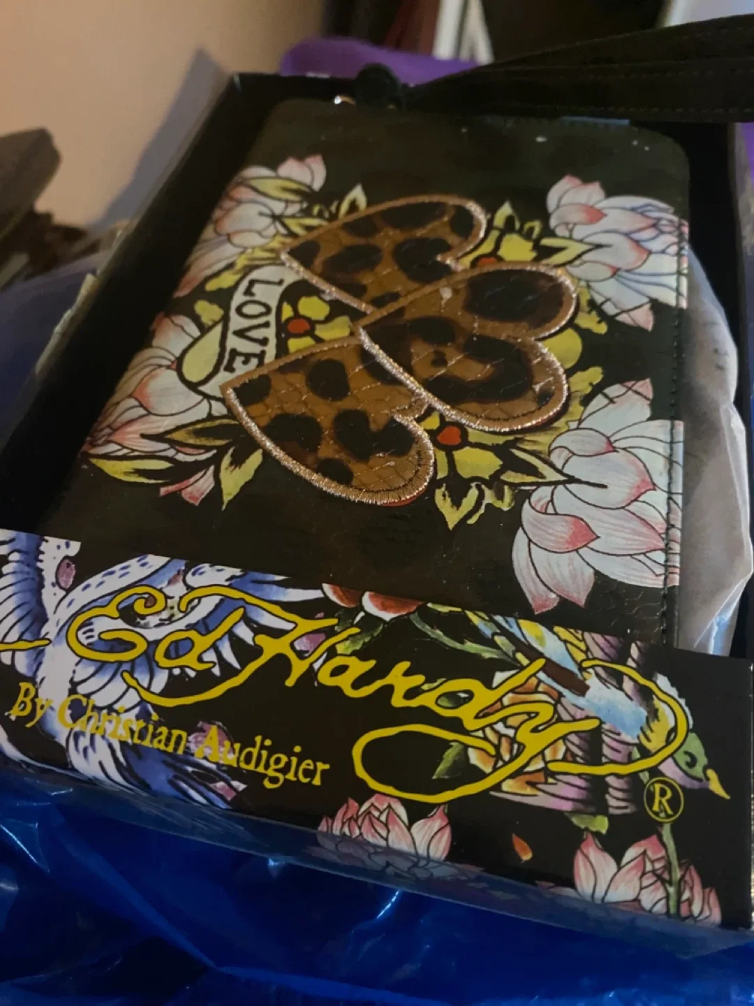 Ed Hardy Leopard Print Wallet thumbnail