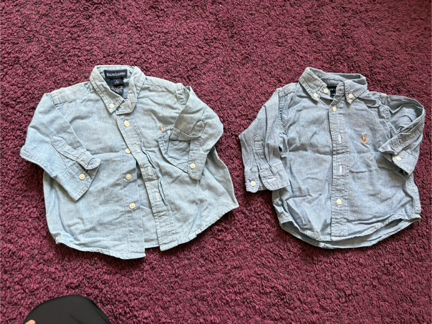 Ralph Lauren Baby demin Shirts - Size 3-6 Months thumbnail