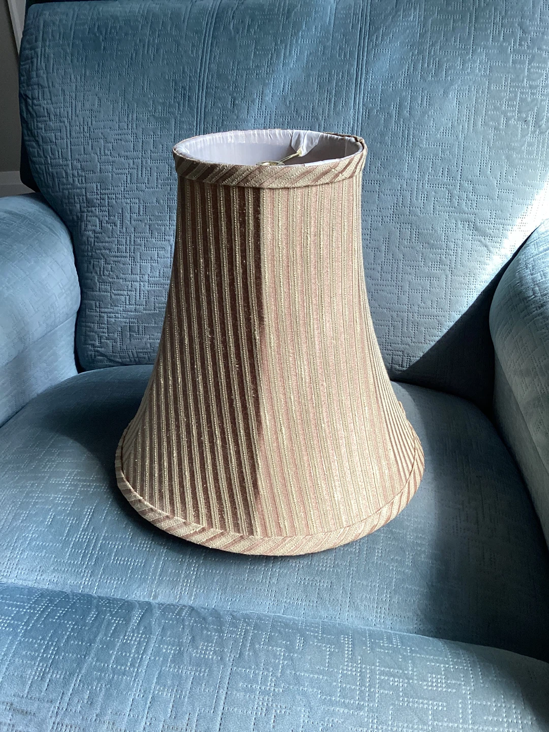 MUSTARD COLOUR LAMPSHADE