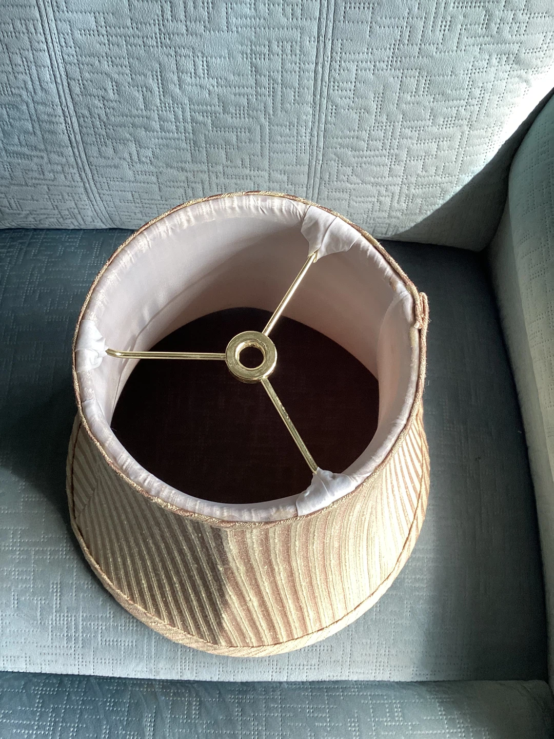 MUSTARD COLOUR LAMPSHADE - photo 3