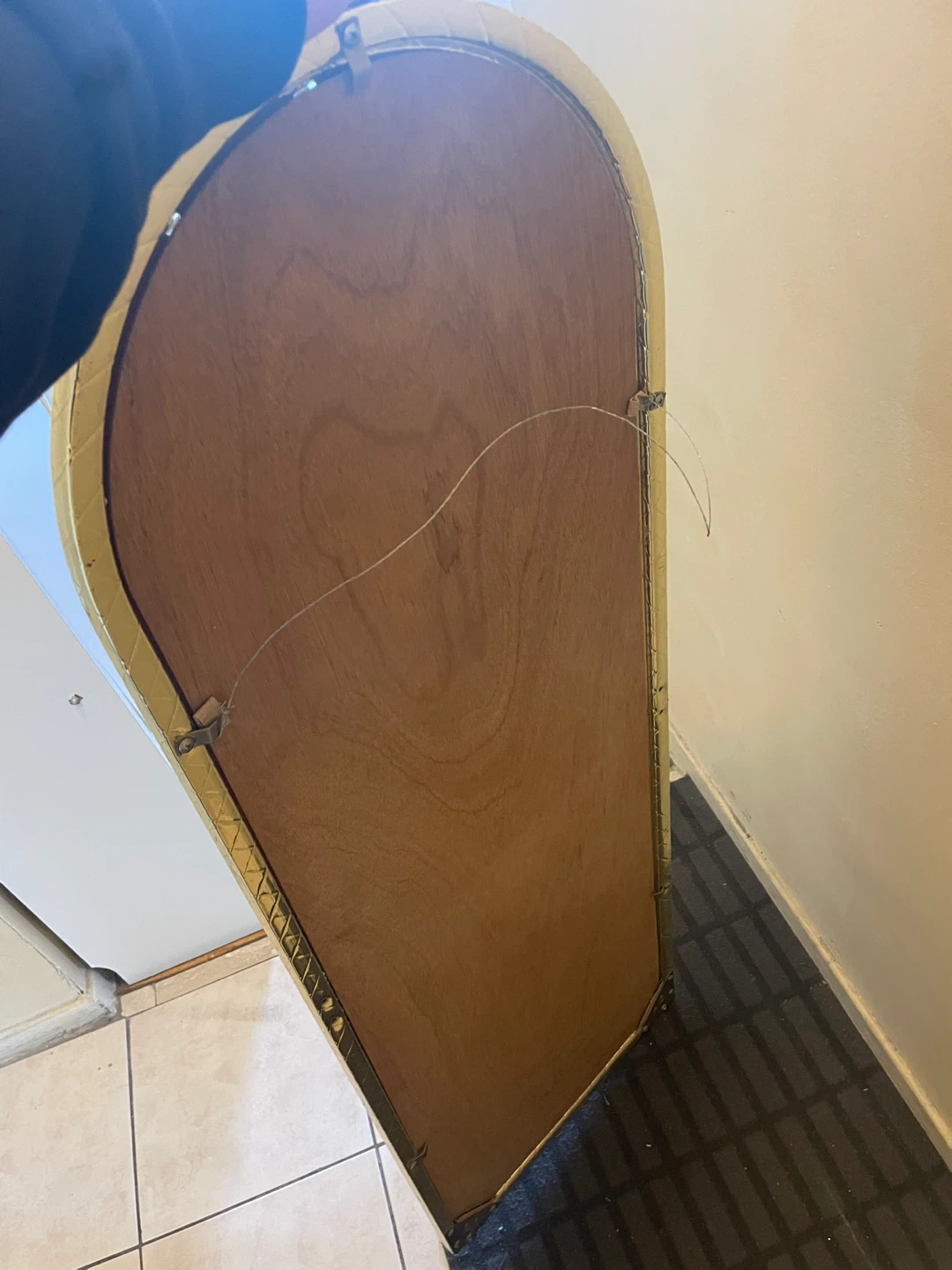 Gold Framed Arched Mirror - photo 2