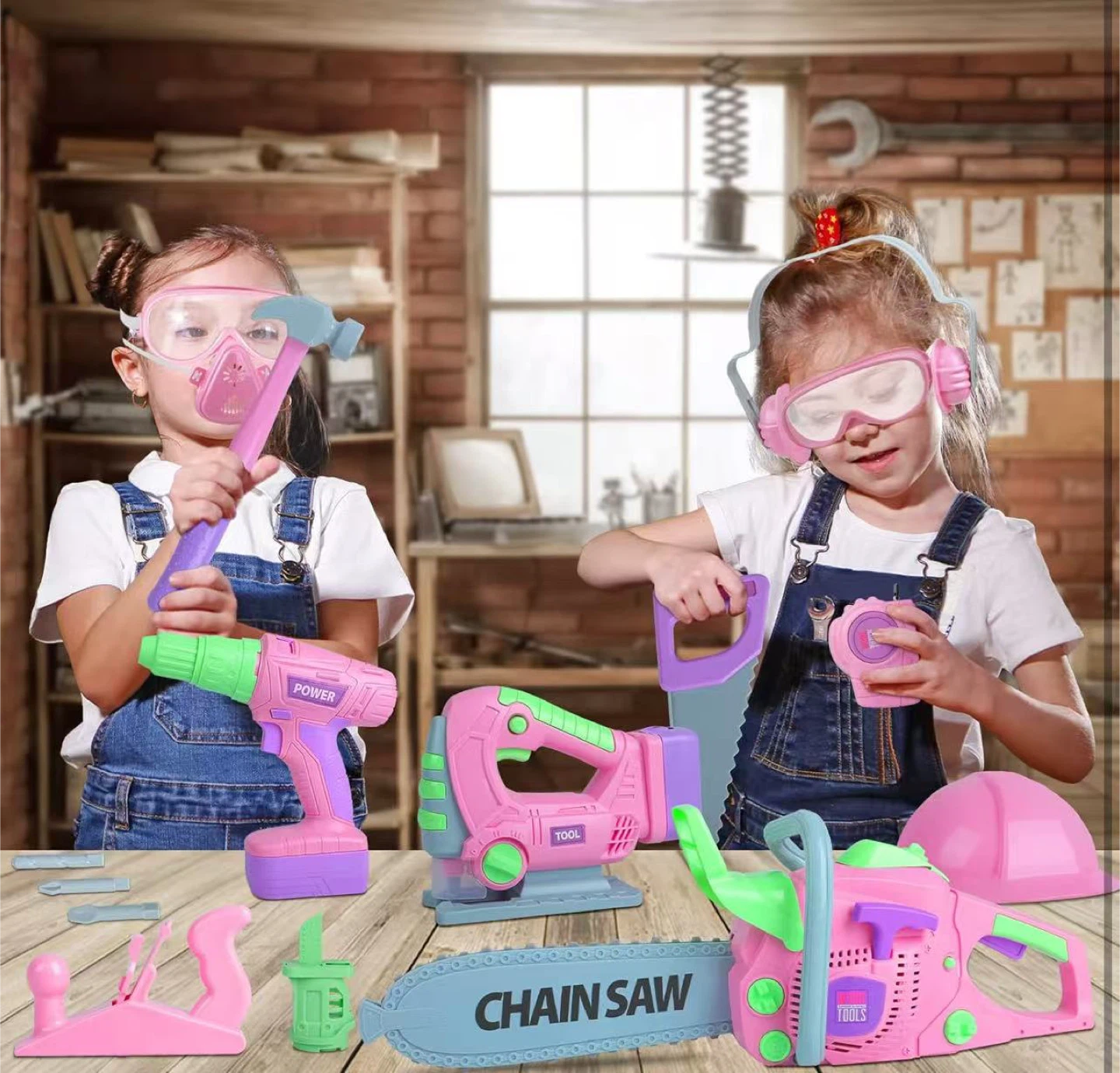 Kids Pink Toy Tool Set - photo 2