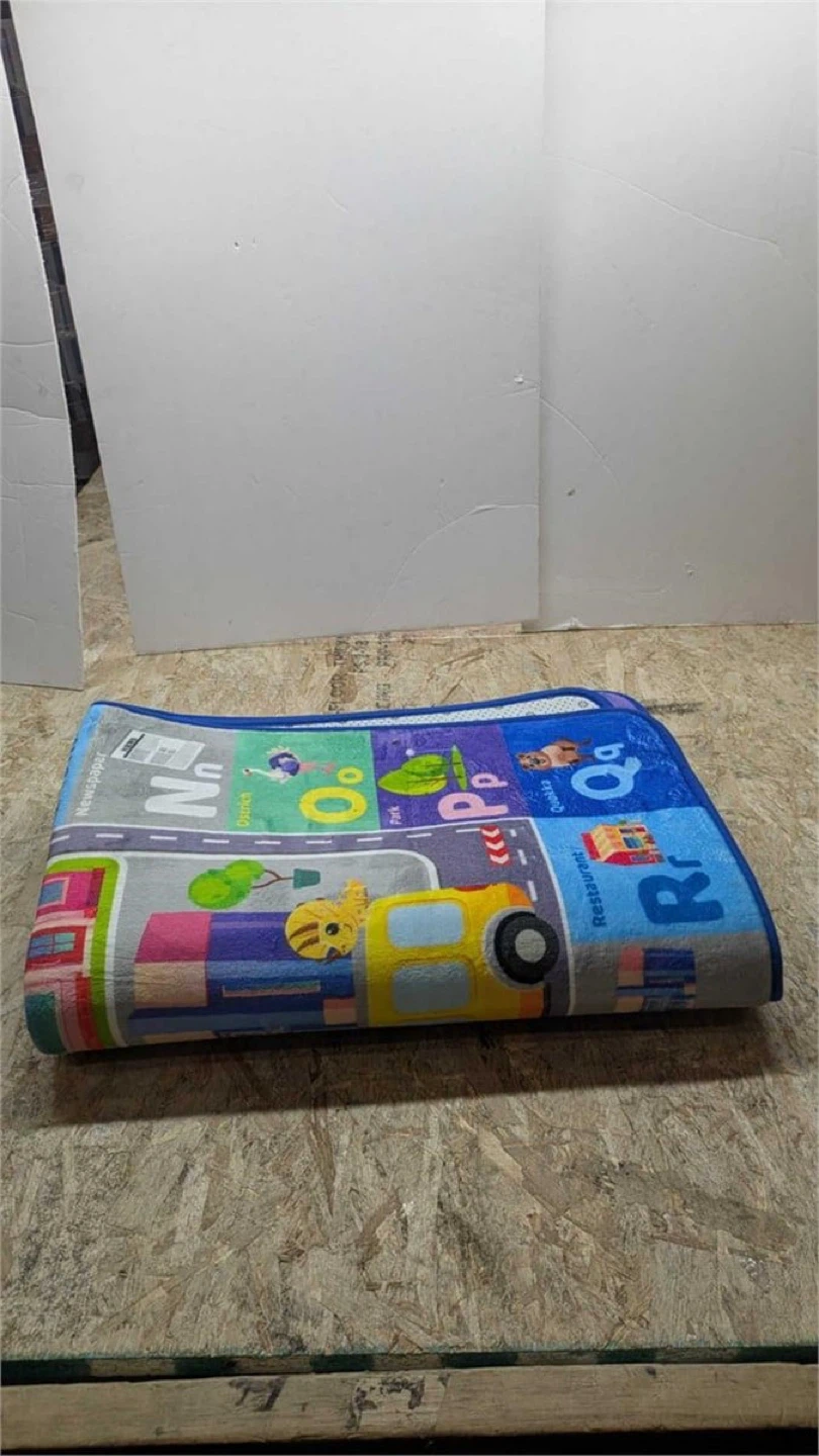 Kids Carpet Playmat Rug 60x40'’ Blue - photo 2