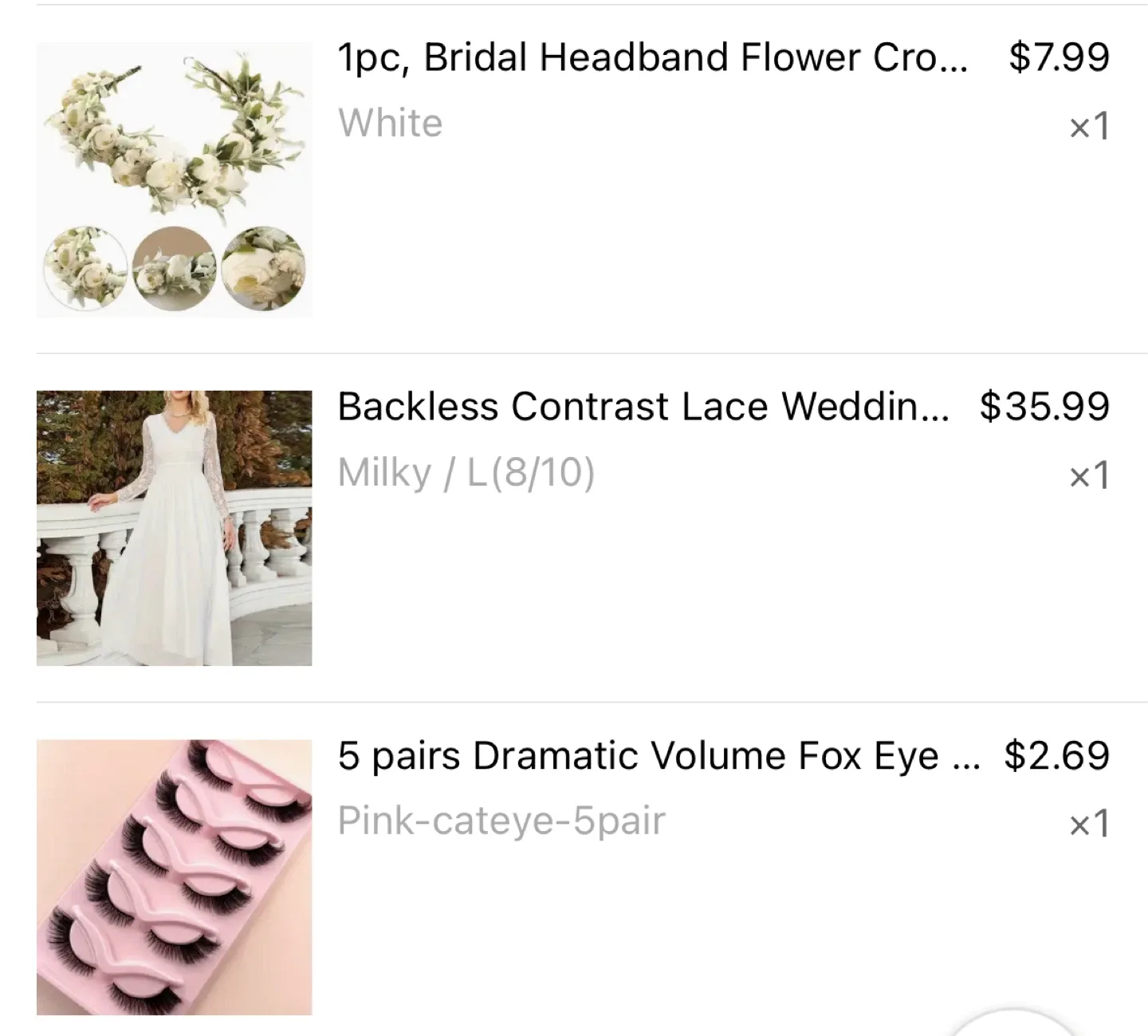 New White Dress image indicator(6)