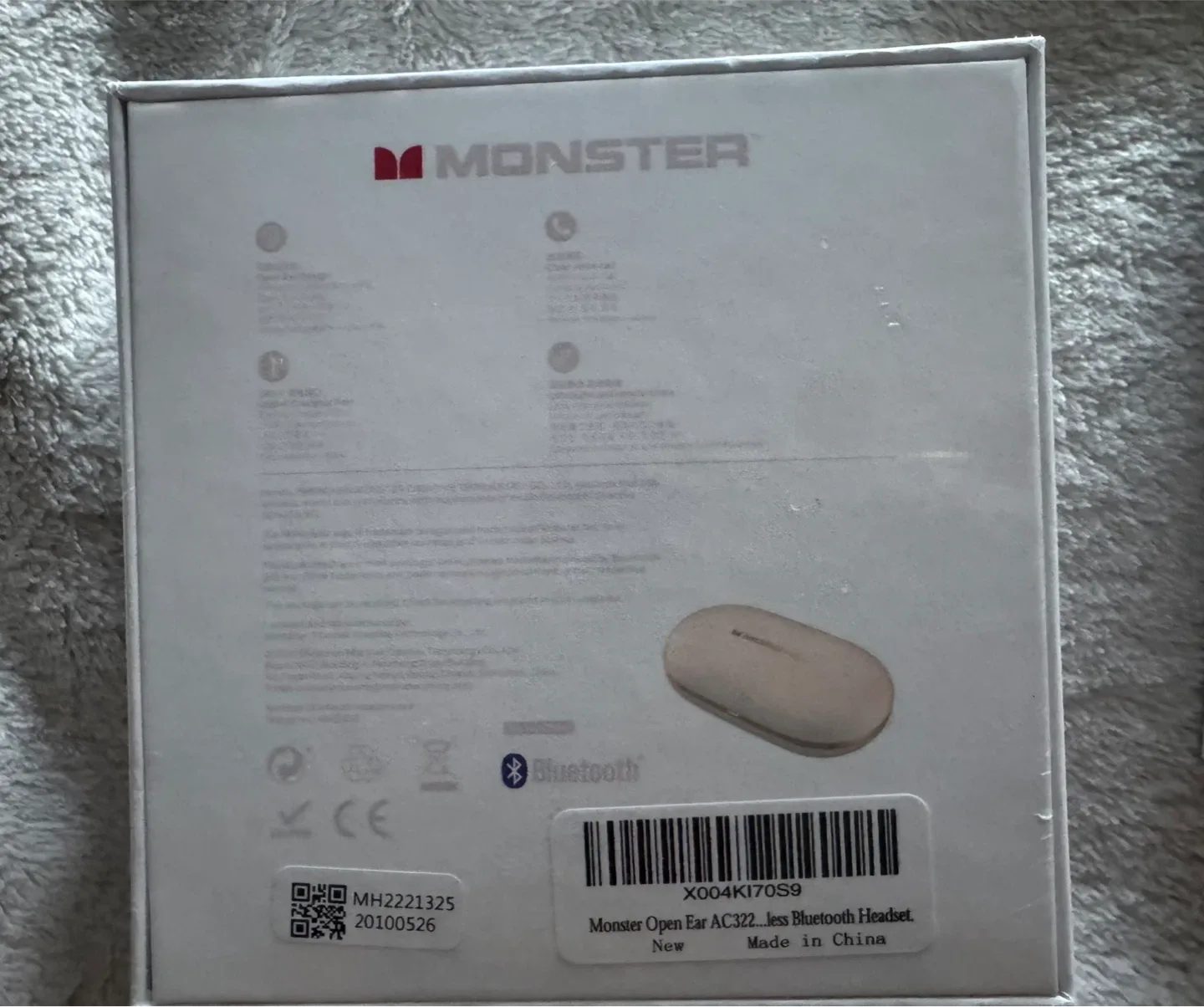 BNIB Monster Open Ear AC322 Headphones image indicator(2)