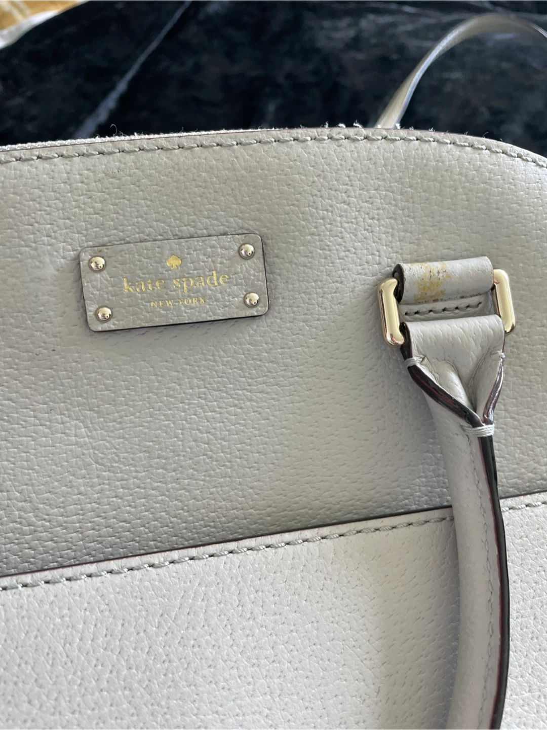 Kate Spade Dome Satchel - Light Grey - photo 2