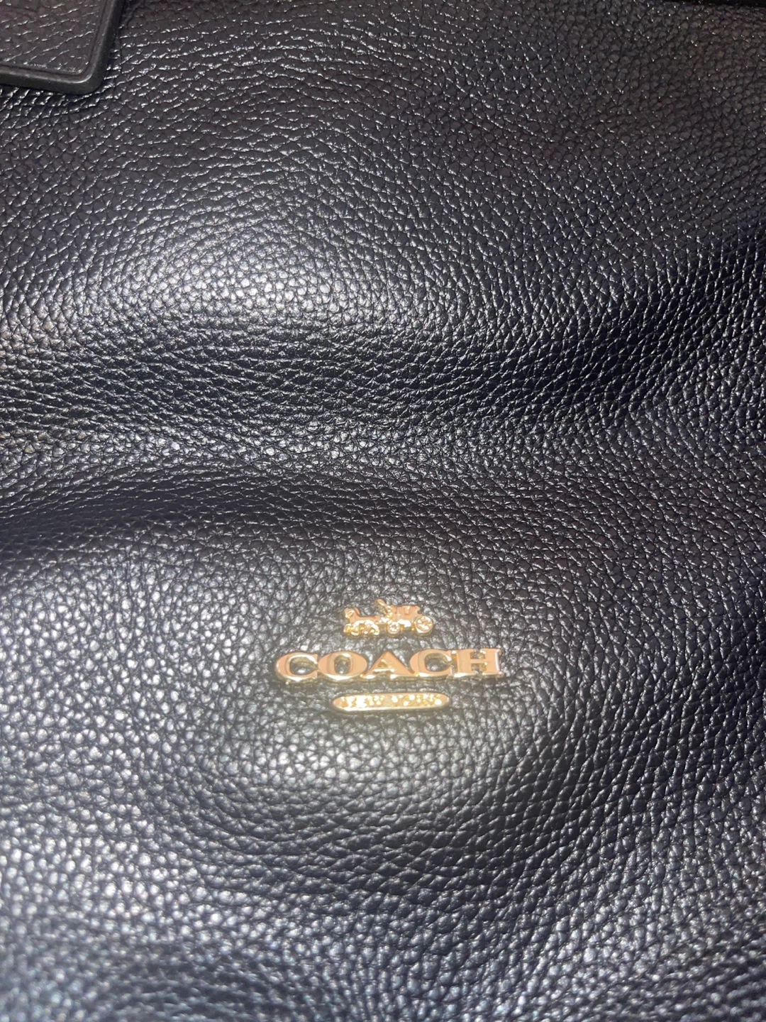 Coach Black Leather Tote Bag - photo 5