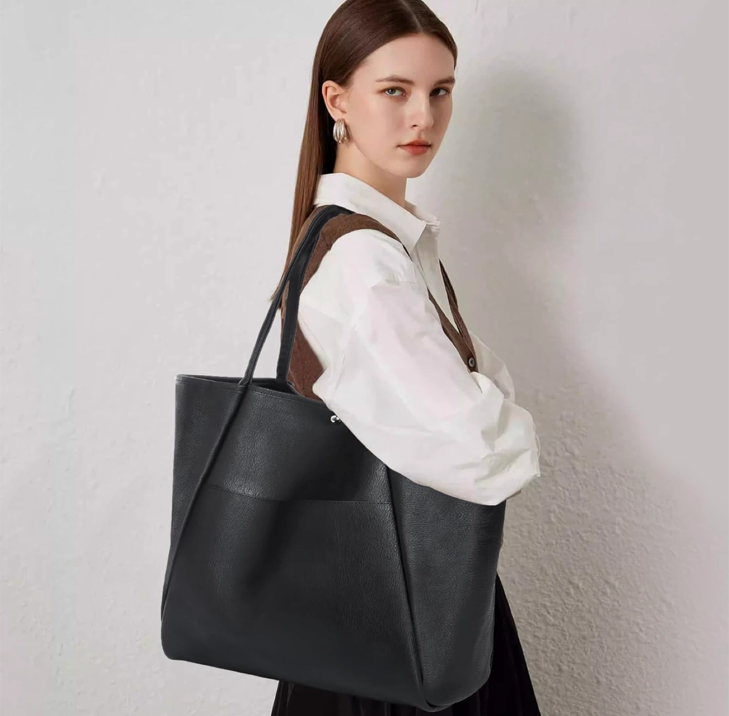 Black 25L Extra Large Reversible Tote Bag - photo 2