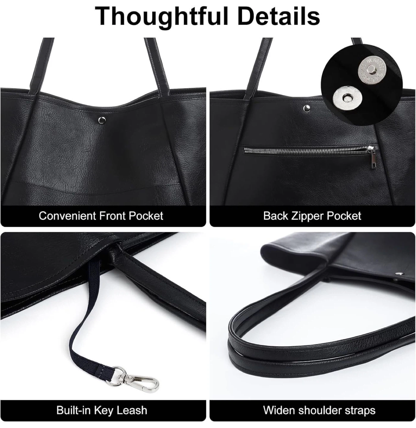Black 25L Extra Large Reversible Tote Bag - photo 4