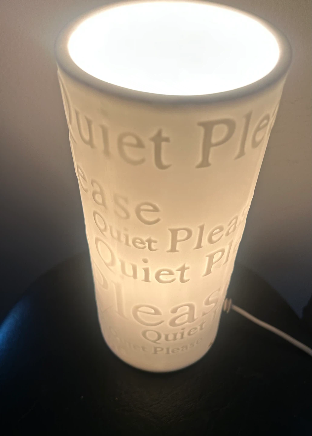 Quiet. Please Lamp