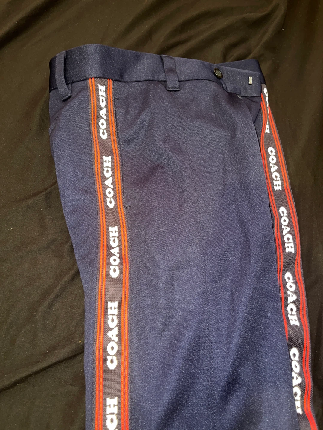 Coach Navy Blue Track Pants - photo 4