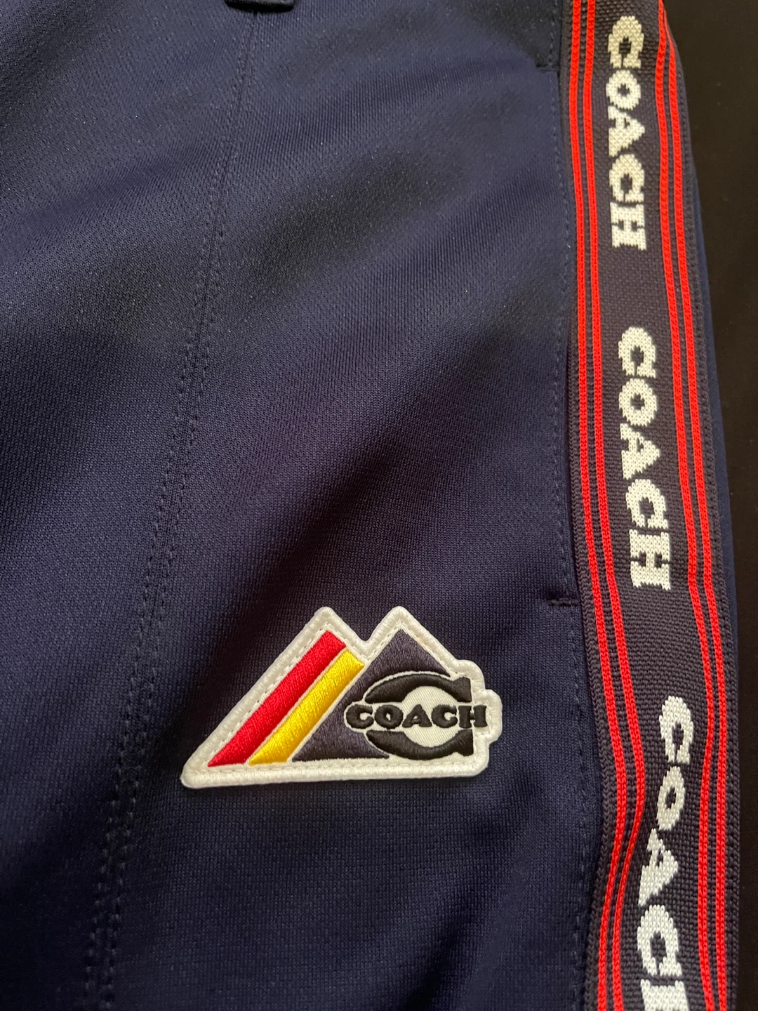Coach Navy Blue Track Pants - photo 3