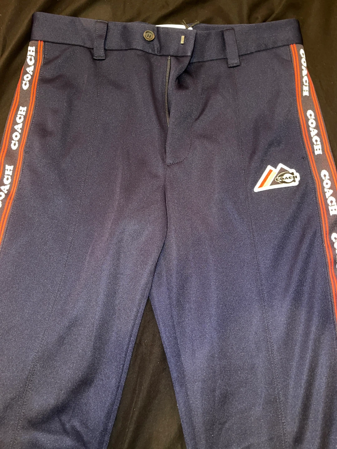 Coach Navy Blue Track Pants