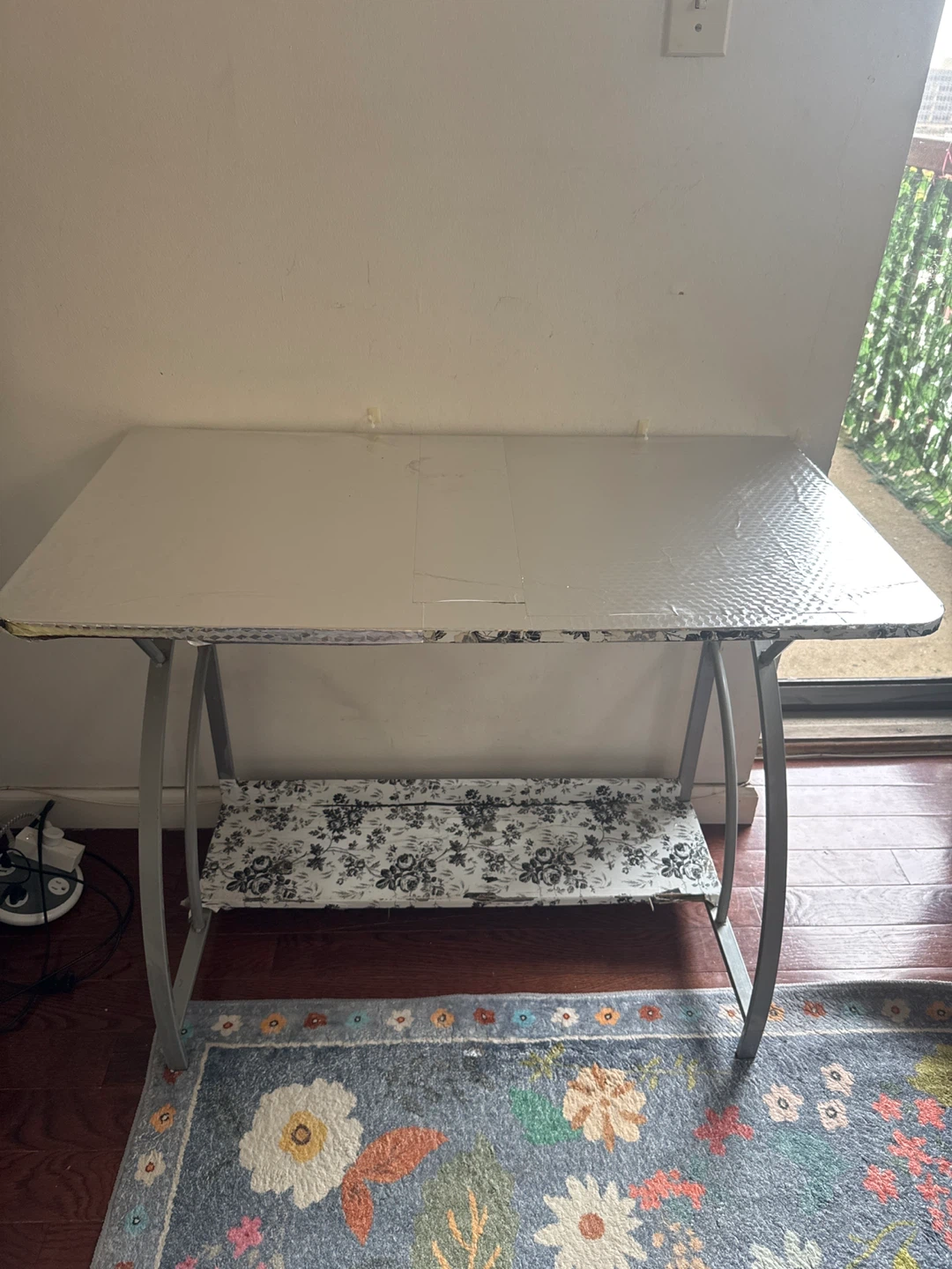 Used Silver Metal Desk