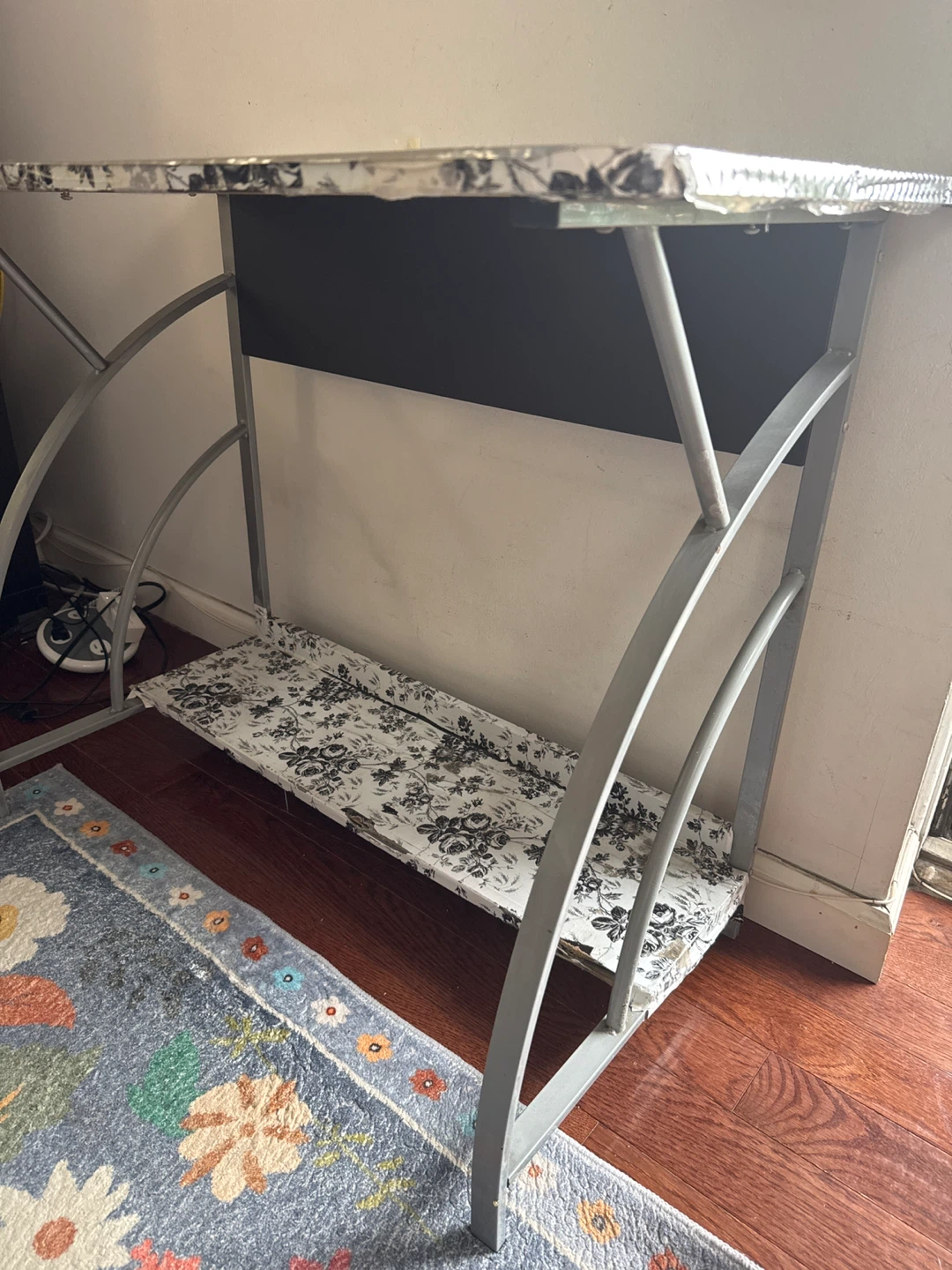 Used Silver Metal Desk - photo 4