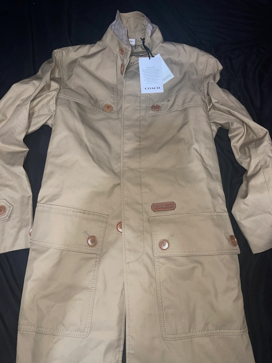 Coach Women’s Spring 2021 Trench Coat - Size Small