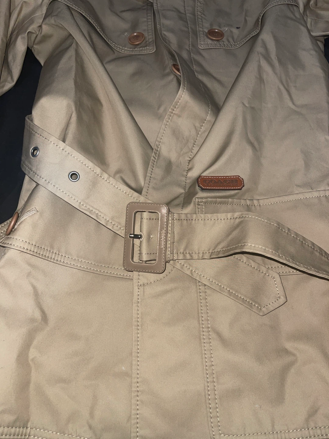 Coach Women’s Spring 2021 Trench Coat - Size Small - photo 5