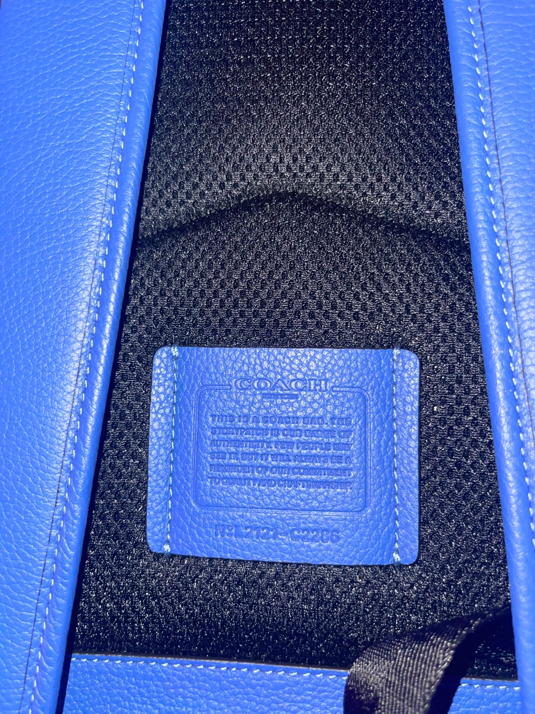 Coach Leather Backpack in Blue - photo 5
