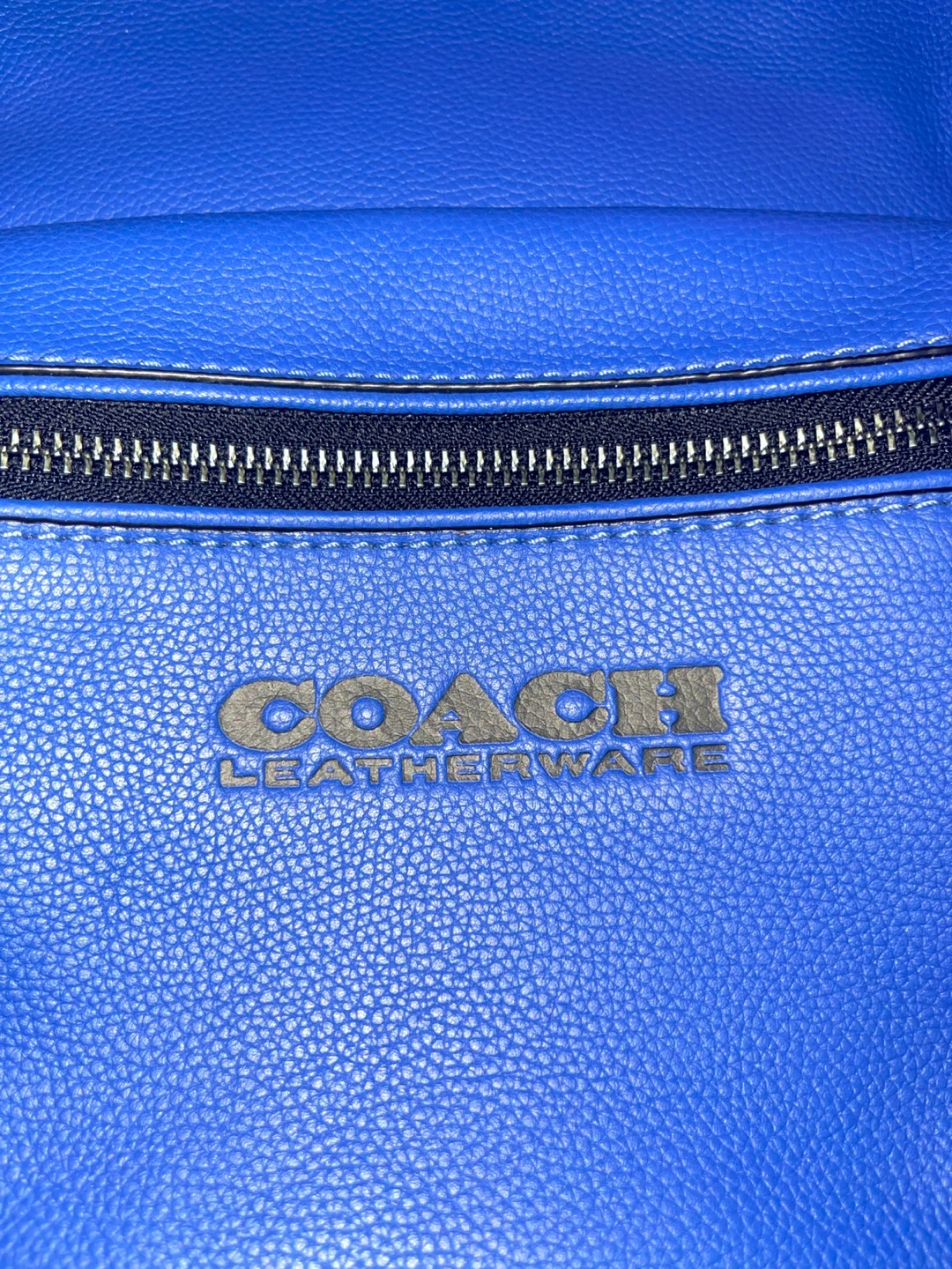 Coach Leather Backpack in Blue - photo 2