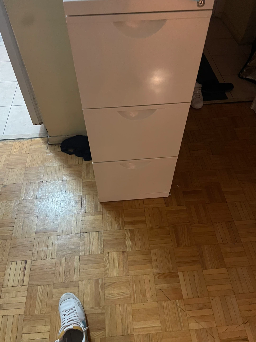 White Filing Cabinet - 3 Drawer