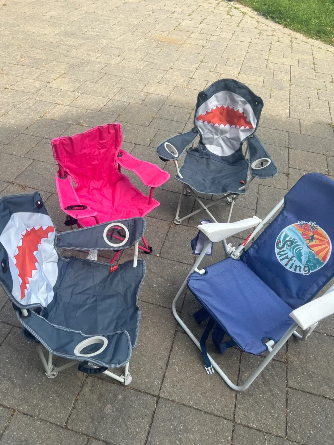 Kids Shark & Surfing Camp Chair Bundle image indicator(6)