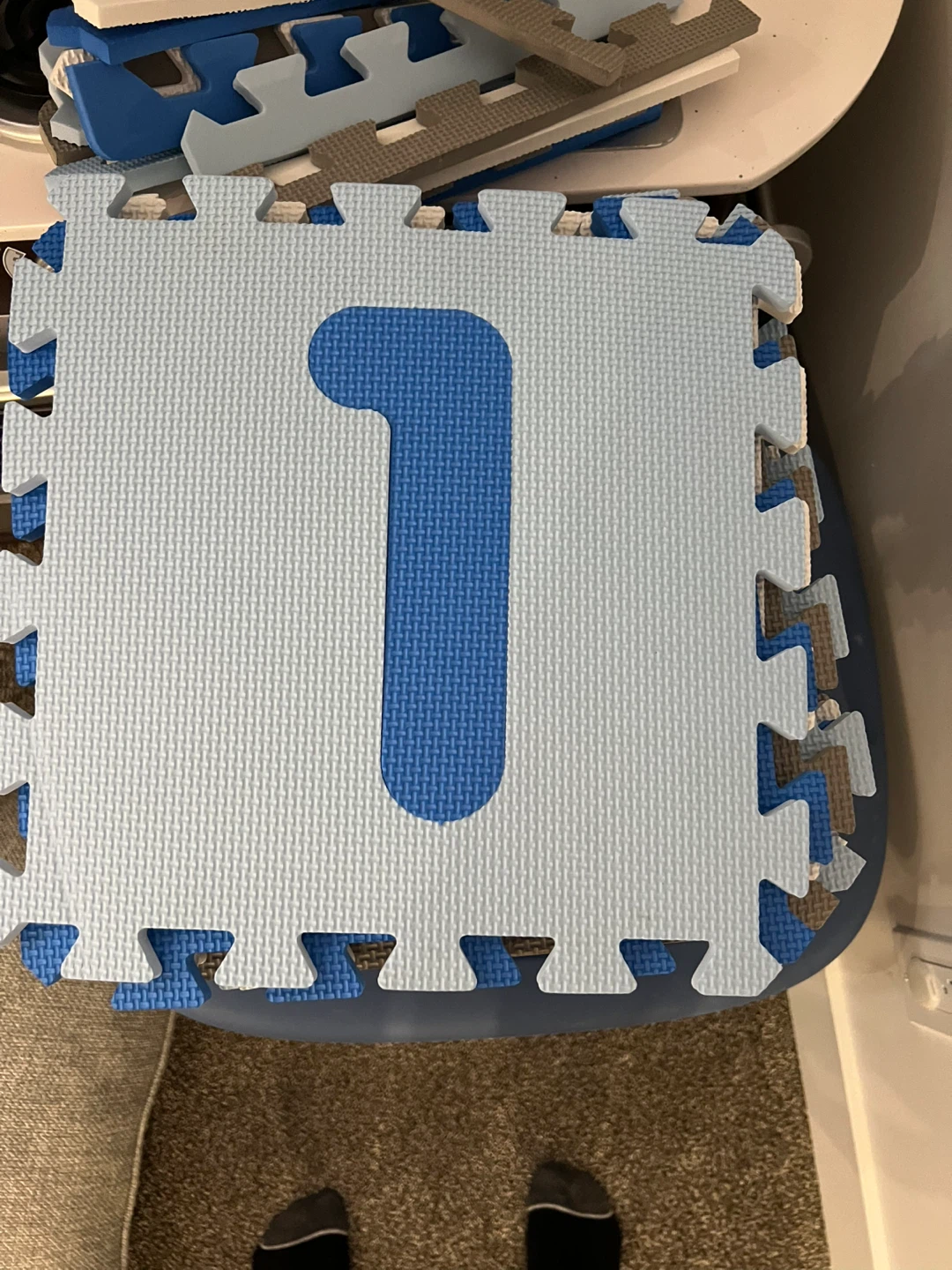 Alphabet & Number Foam Play Mat - photo 2