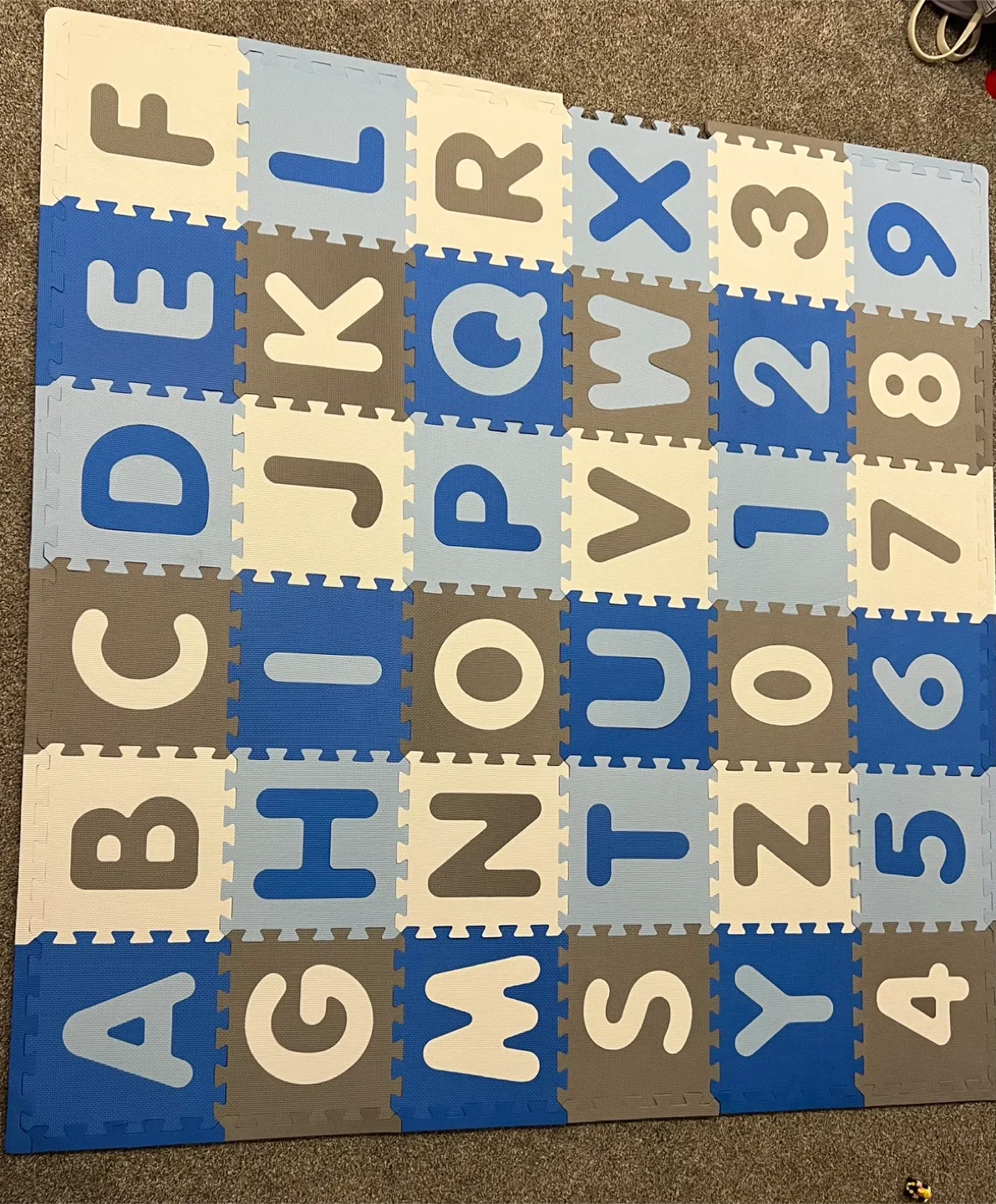 Alphabet & Number Foam Play Mat