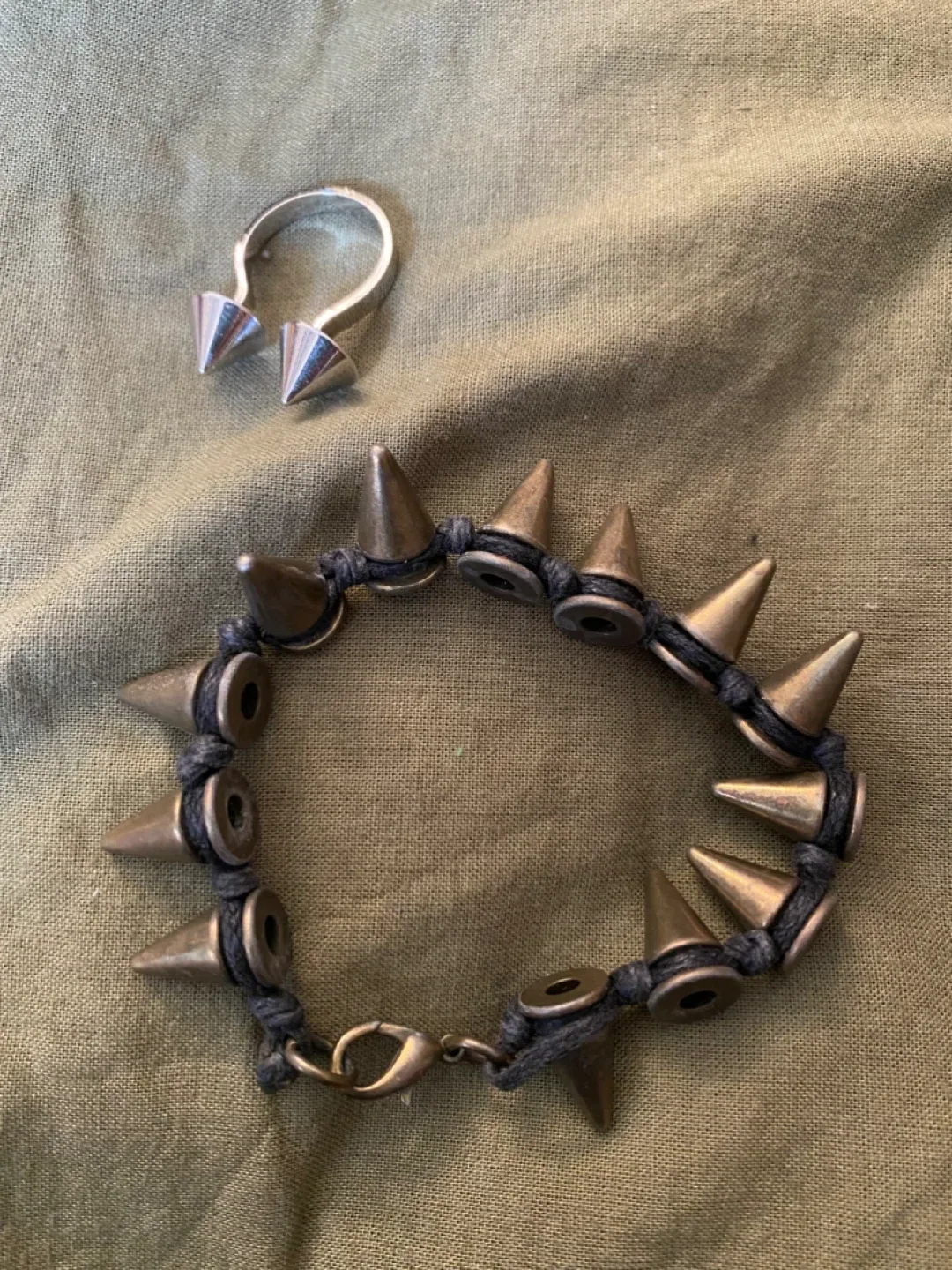 Spike Bracelet and Ring Set thumbnail