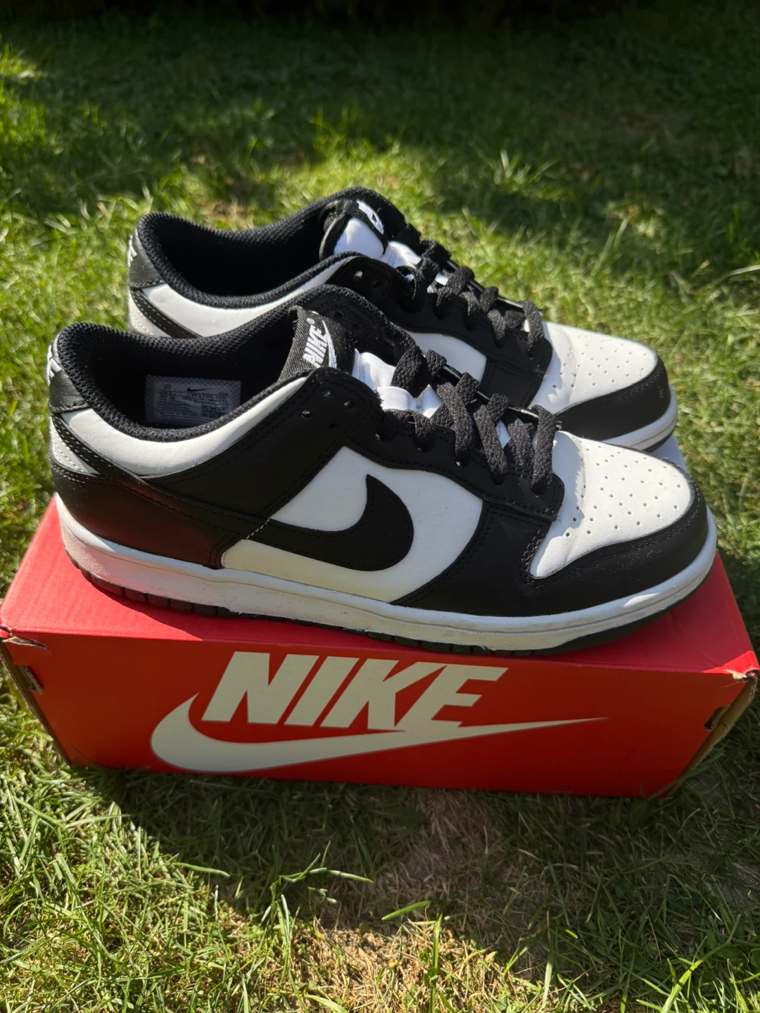 Nike Dunk Low Panda - Size 7Y - photo 2