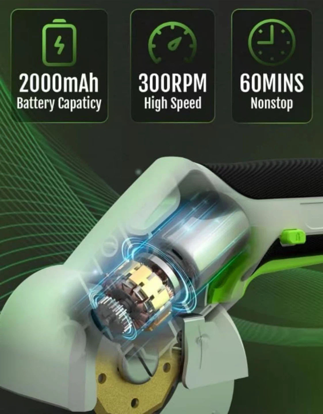 Cordless Electric Scissors - Lightweight Design - photo 4